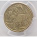 AUSTRALIA 2000 . ONE 1 DOLLAR COIN . ERROR . MULE . STRUCK ON TEN CENT
